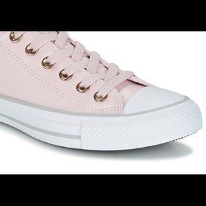 Pink and Gold Converse